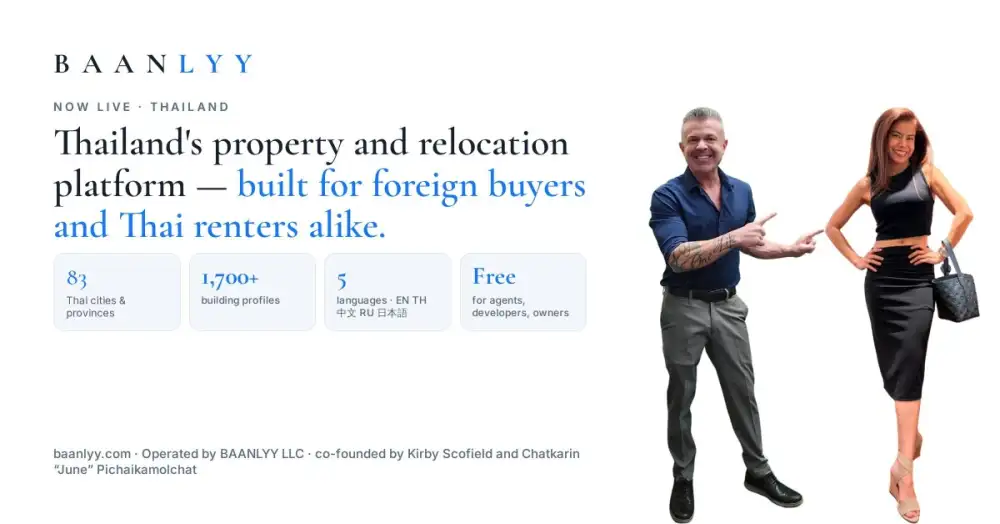 BAANLYY Launches as Thailand’s Property and Relocation Platform for Foreign Buyers and Local Renters Alike